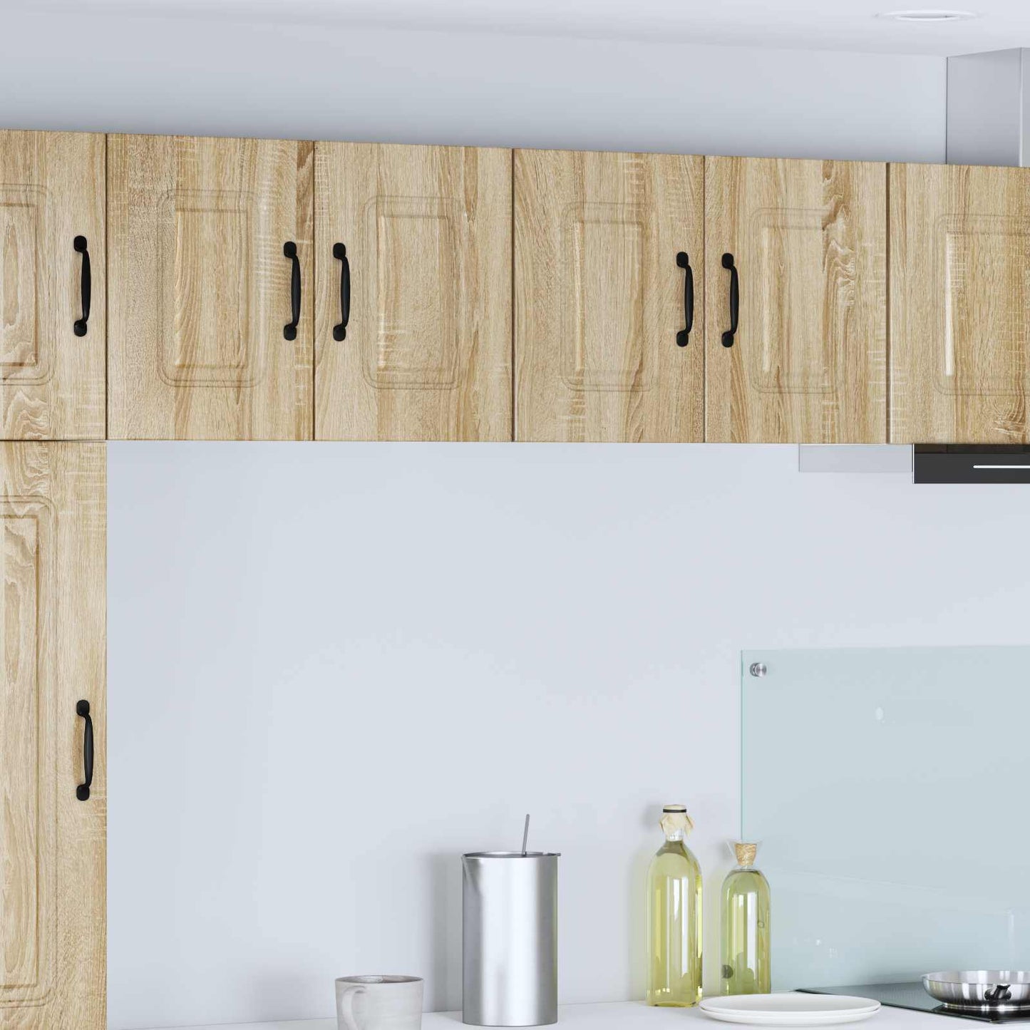 vidaXL Dishwasher Panel Kalmar 2 pcs Sonoma Oak 60 x 31 x 40 cm
