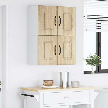 vidaXL Dishwasher Panel Kalmar 2 pcs Sonoma Oak 60 x 31 x 40 cm
