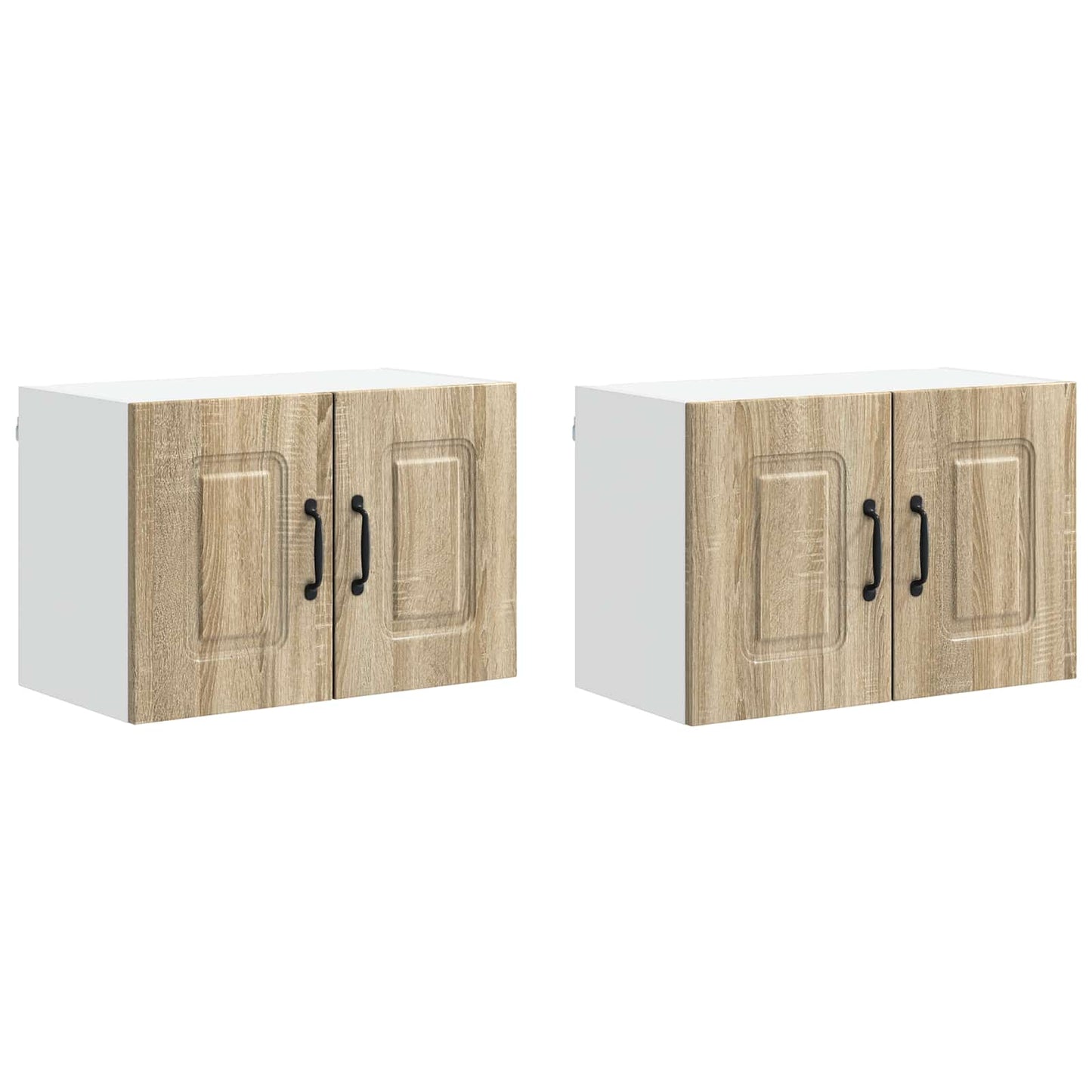 vidaXL Dishwasher Panel Kalmar 2 pcs Sonoma Oak 60 x 31 x 40 cm