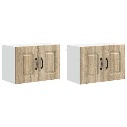 vidaXL Dishwasher Panel Kalmar 2 pcs Sonoma Oak 60 x 31 x 40 cm