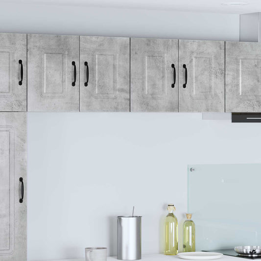 vidaXL Dishwasher Panel Kalmar 2 pcs Concrete Grey 60 x 31 x 40 cm