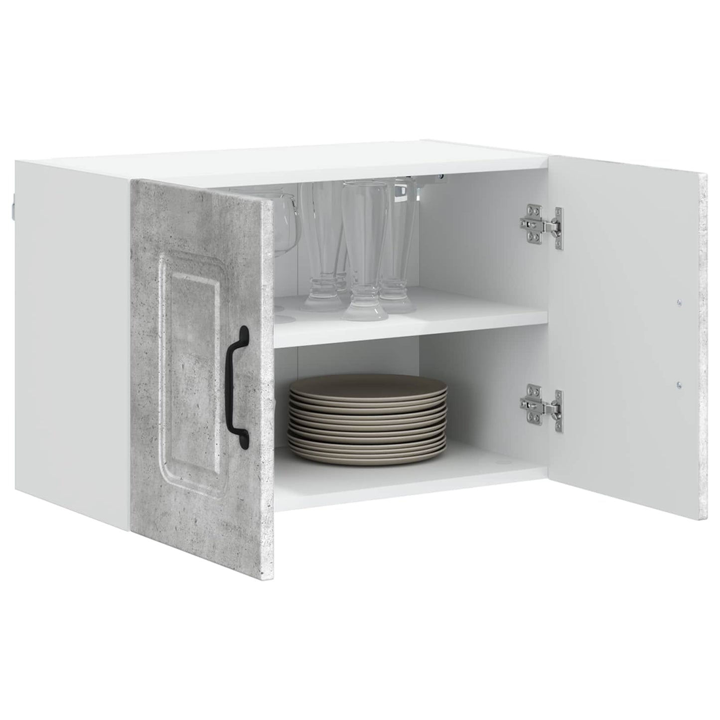 vidaXL Dishwasher Panel Kalmar 2 pcs Concrete Grey 60 x 31 x 40 cm