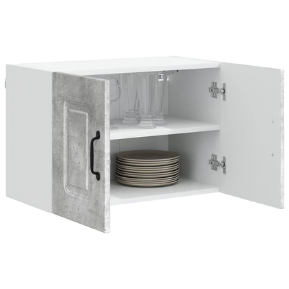 vidaXL Dishwasher Panel Kalmar 2 pcs Concrete Grey 60 x 31 x 40 cm