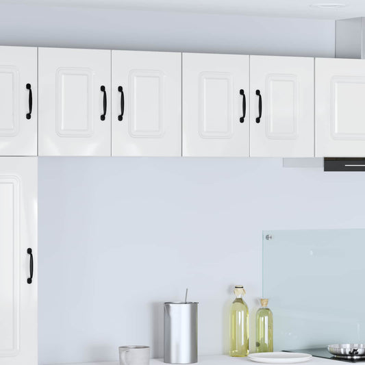 vidaXL Dishwasher Panel Kalmar High Gloss White 60 x 31 x 40 cm