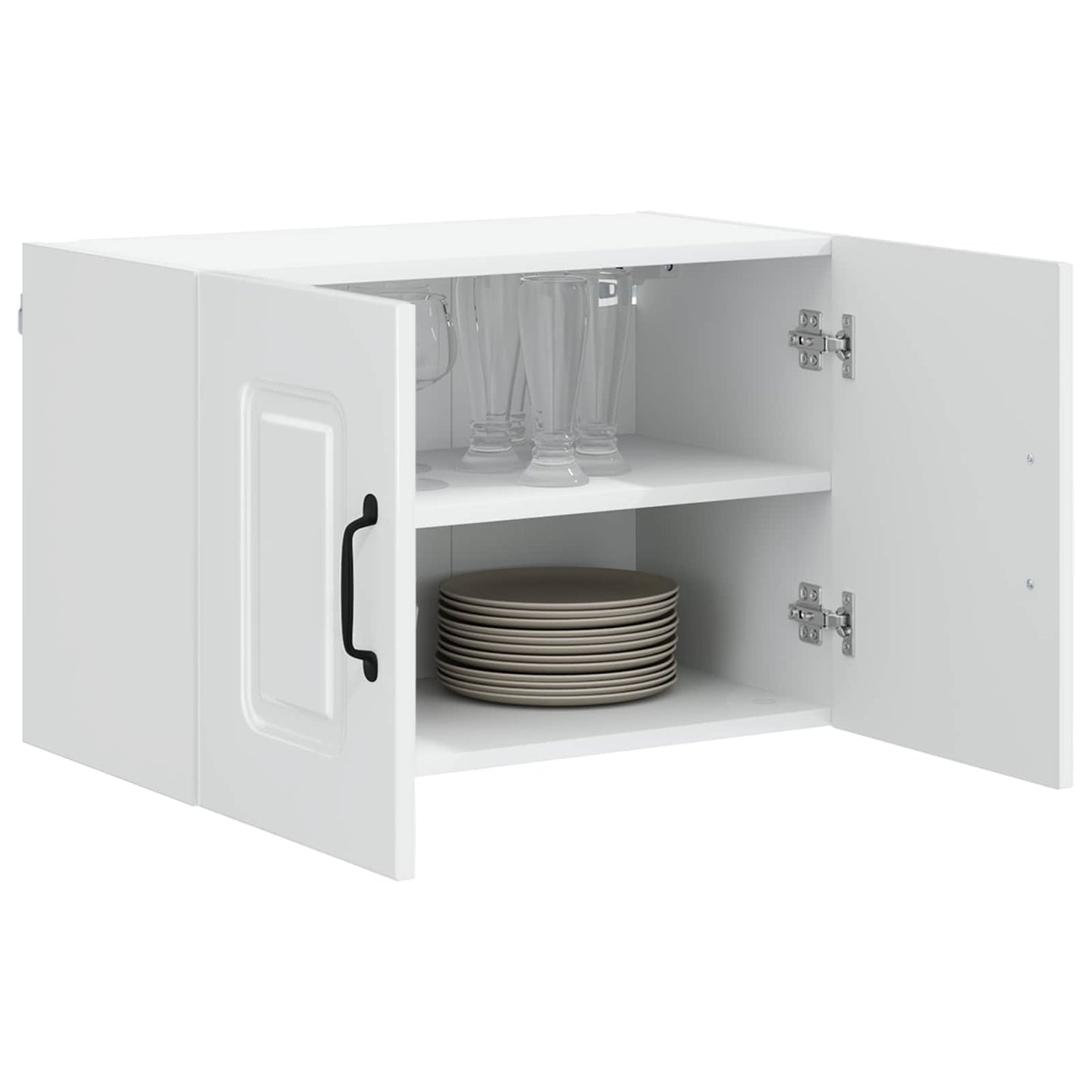 vidaXL Dishwasher Panel Kalmar High Gloss White 60 x 31 x 40 cm