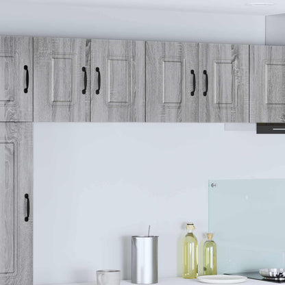 vidaXL Dishwasher Panel Kalmar 2 pcs Grey Sonoma 60 x 31 x 40 cm