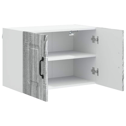 vidaXL Dishwasher Panel Kalmar 2 pcs Grey Sonoma 60 x 31 x 40 cm