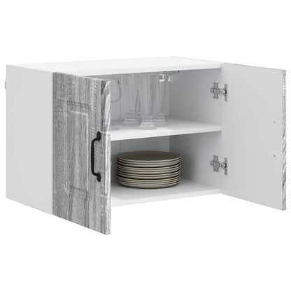 vidaXL Dishwasher Panel Kalmar 2 pcs Grey Sonoma 60 x 31 x 40 cm