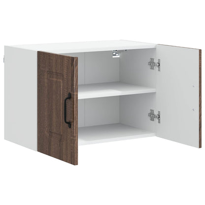 vidaXL Dishwasher Panel Kalmar 2 pcs Brown Oak 60 x 31 x 40 cm