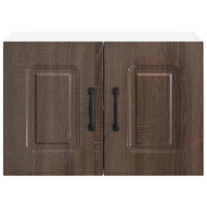 vidaXL Dishwasher Panel Kalmar 2 pcs Brown Oak 60 x 31 x 40 cm