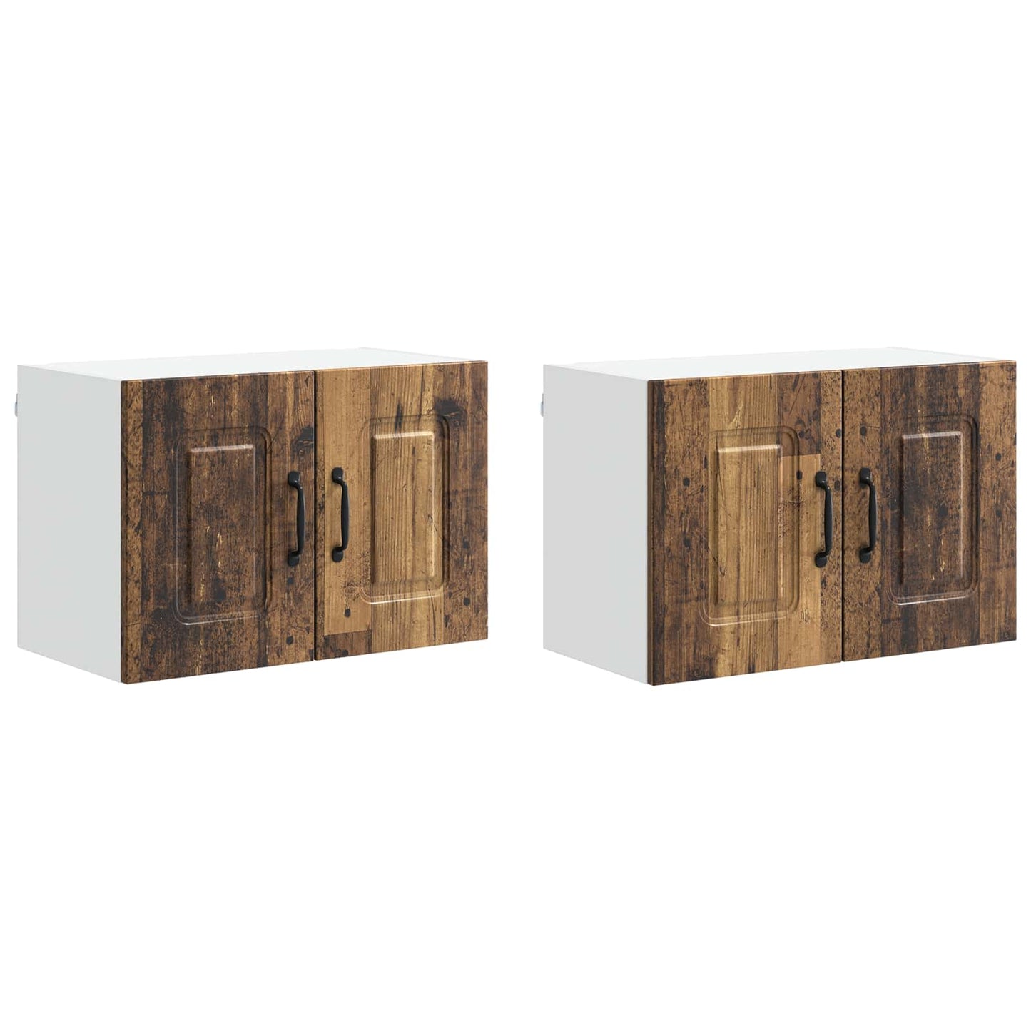 vidaXL Dishwasher Panel Kalmar 2 pcs Old Wood 60 x 31 x 40 cm