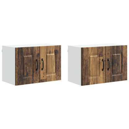 vidaXL Dishwasher Panel Kalmar 2 pcs Old Wood 60 x 31 x 40 cm