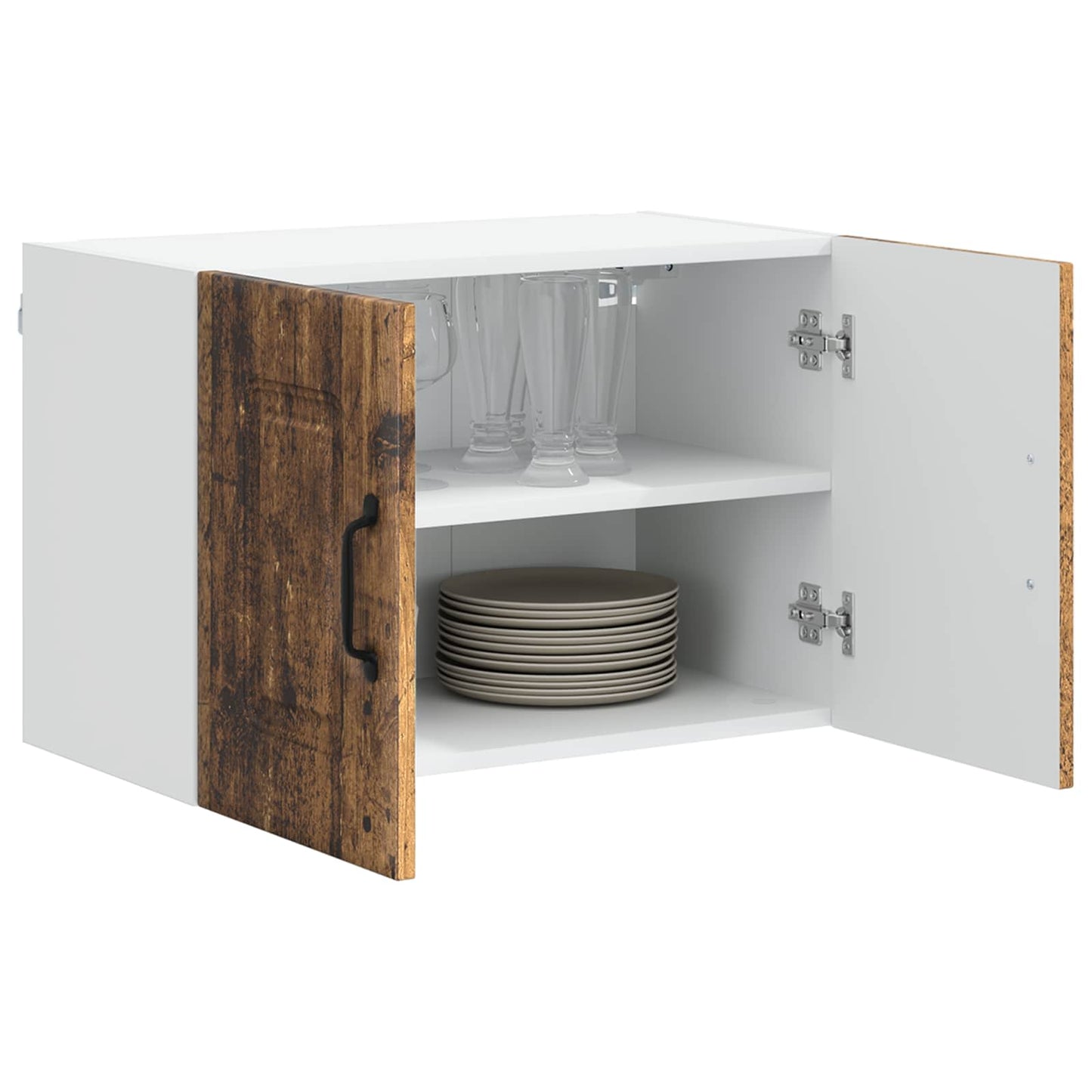 vidaXL Dishwasher Panel Kalmar 2 pcs Old Wood 60 x 31 x 40 cm