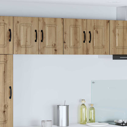 vidaXL Dishwasher Panel Kalmar 2 pcs Artisan Oak Engineered Wood