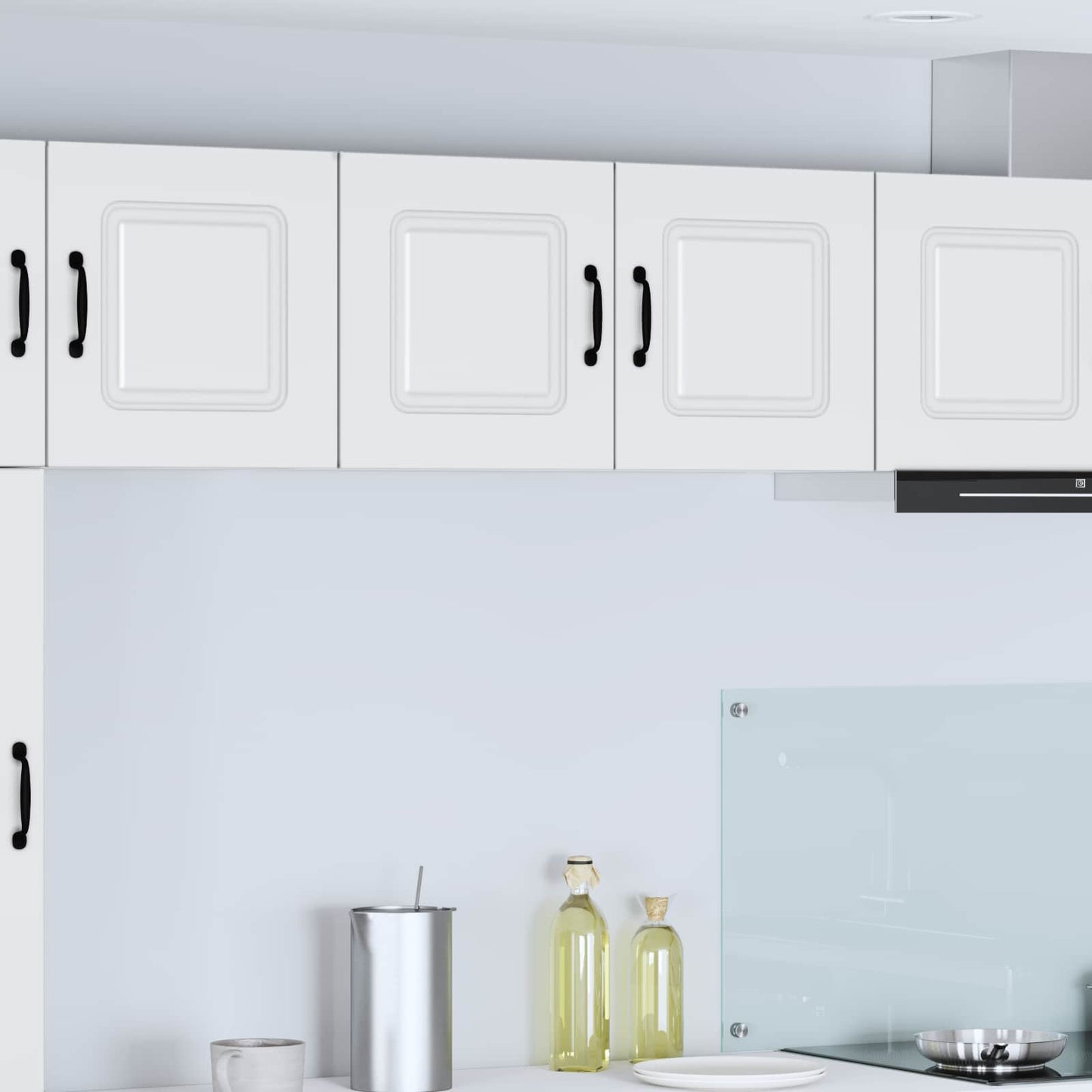 vidaXL Dishwasher Panel Kalmar White 80 x 31 x 40 cm Engineered Wood