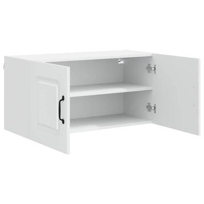 vidaXL Dishwasher Panel Kalmar White 80 x 31 x 40 cm Engineered Wood