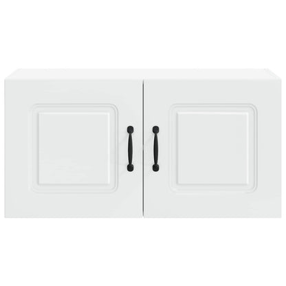 vidaXL Dishwasher Panel Kalmar White 80 x 31 x 40 cm Engineered Wood