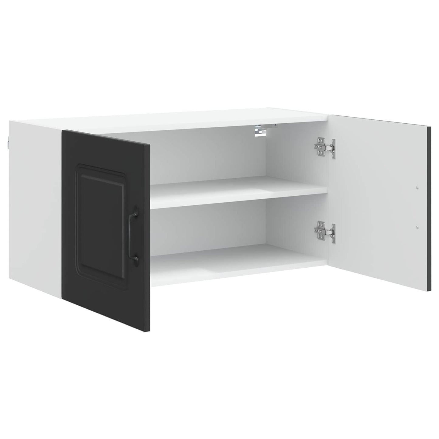 vidaXL Dishwasher Panel Kalmar Black 80 x 31 x 40 cm Engineered Wood