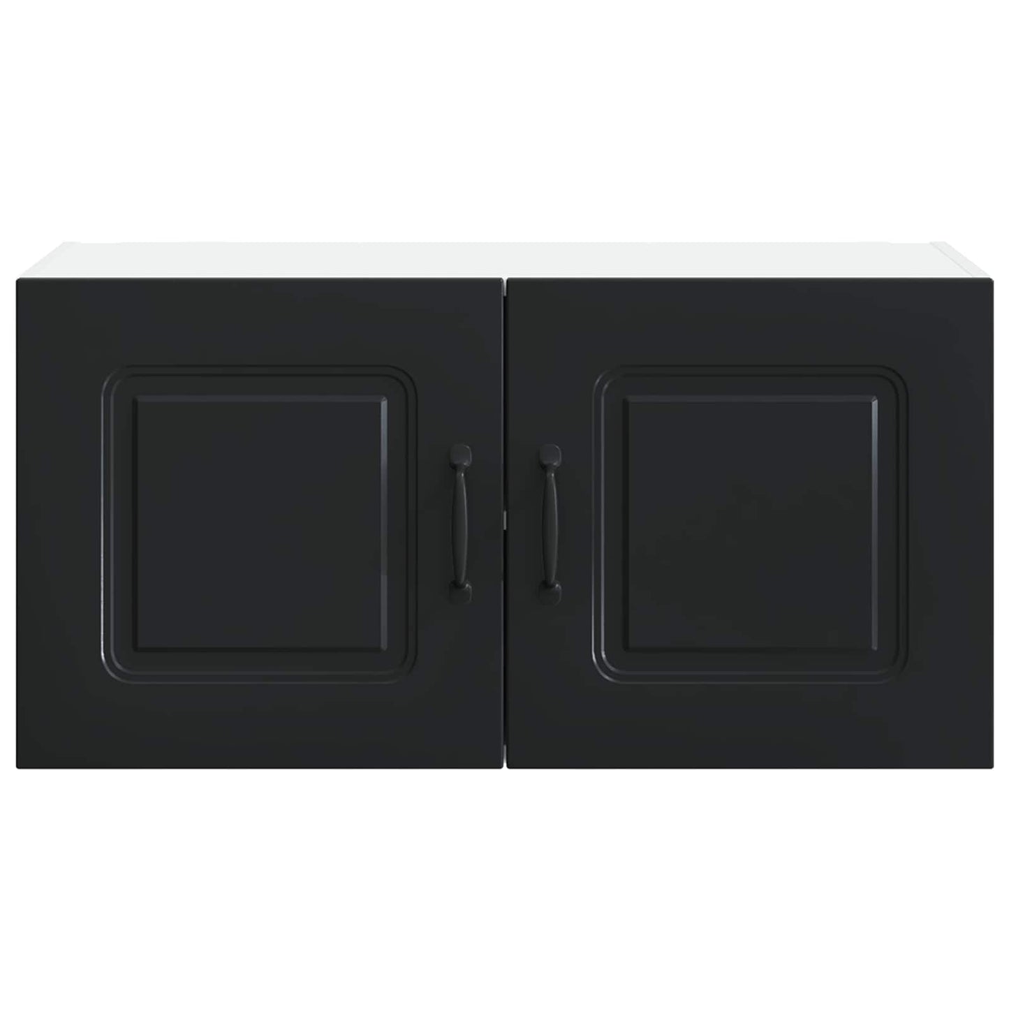 vidaXL Dishwasher Panel Kalmar Black 80 x 31 x 40 cm Engineered Wood
