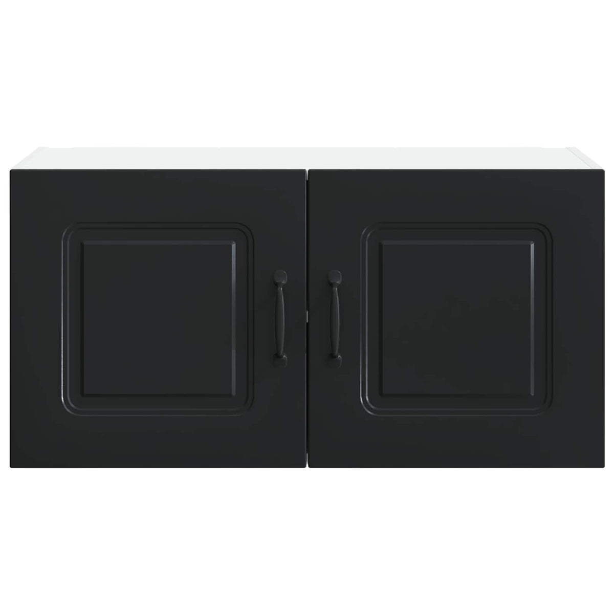 vidaXL Dishwasher Panel Kalmar Black 80 x 31 x 40 cm Engineered Wood