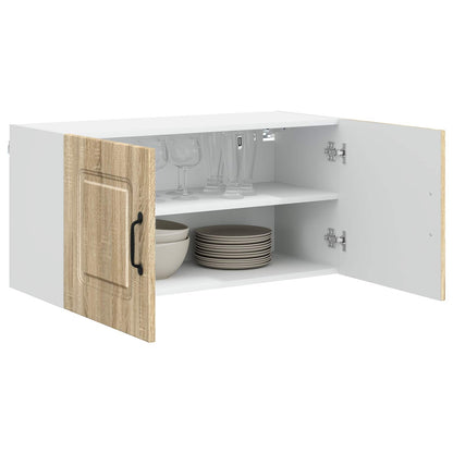 vidaXL Dishwasher Panel Kalmar Sonoma Oak 80 x 31 x 40 cm
