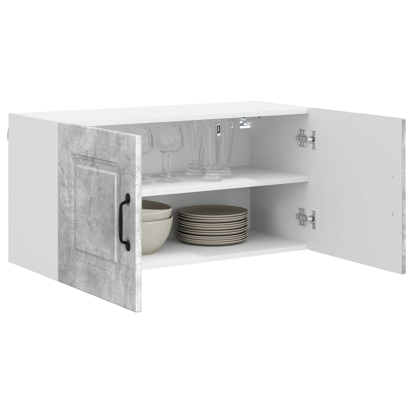 vidaXL Dishwasher Panel Kalmar Concrete Grey 80 x 31 x 40 cm