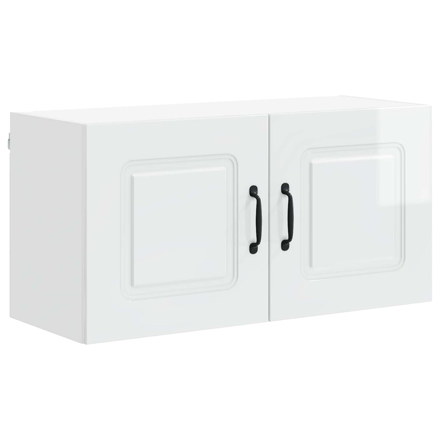 vidaXL Dishwasher Panel Kalmar High Gloss White 80 x 31 x 40 cm