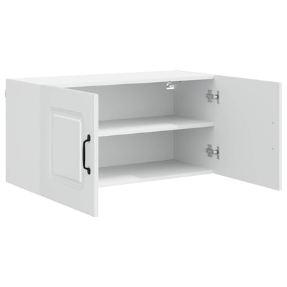 vidaXL Dishwasher Panel Kalmar High Gloss White 80 x 31 x 40 cm
