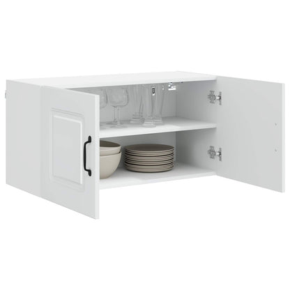 vidaXL Dishwasher Panel Kalmar High Gloss White 80 x 31 x 40 cm