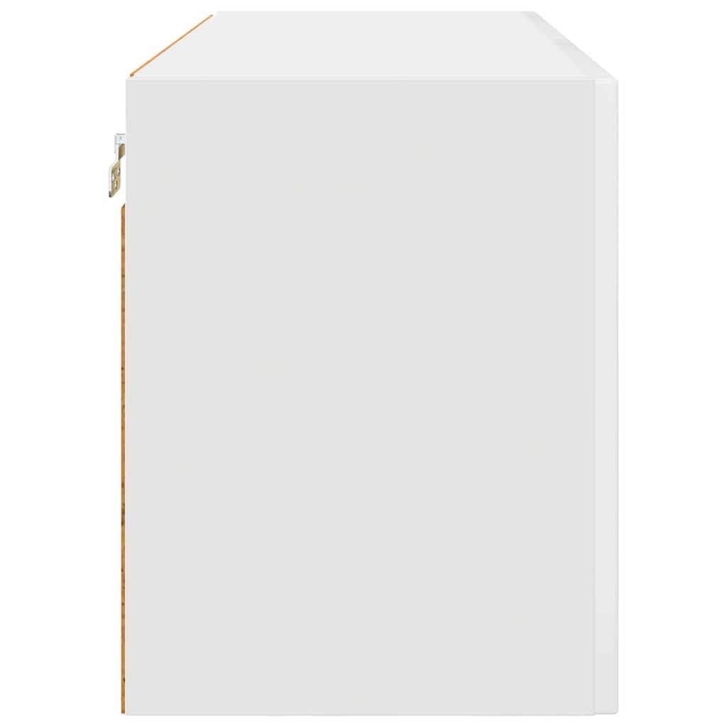 vidaXL Dishwasher Panel Kalmar High Gloss White 80 x 31 x 40 cm