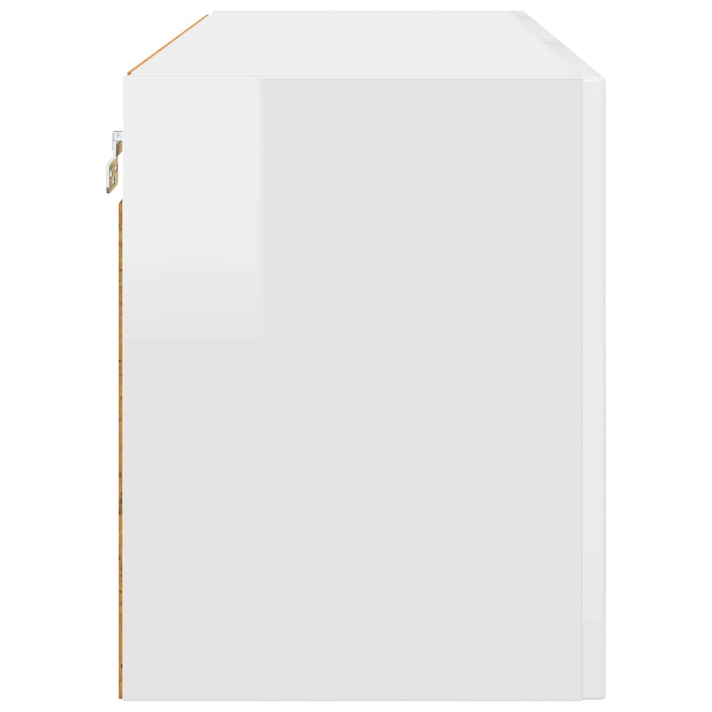 vidaXL Dishwasher Panel Kalmar High Gloss White 80 x 31 x 40 cm