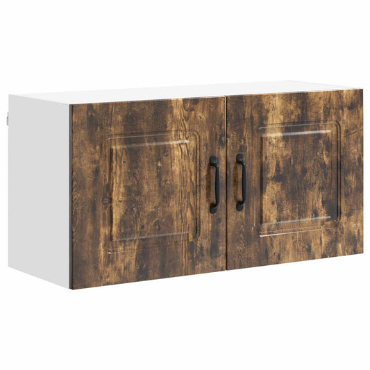 vidaXL Dishwasher Panel Kalmar Smoked Oak 80 x 31 x 40 cm