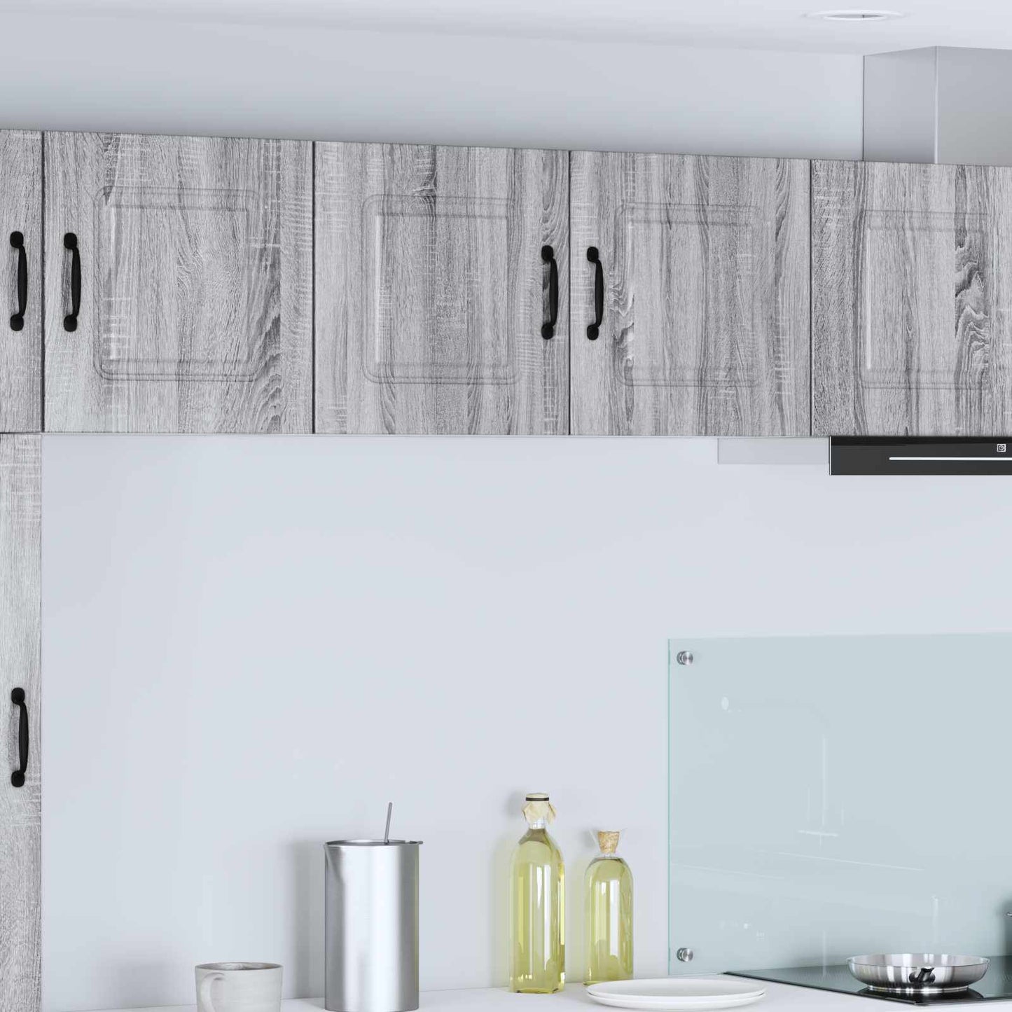 vidaXL Dishwasher Panel Kalmar Grey Sonoma 80 x 31 x 40 cm