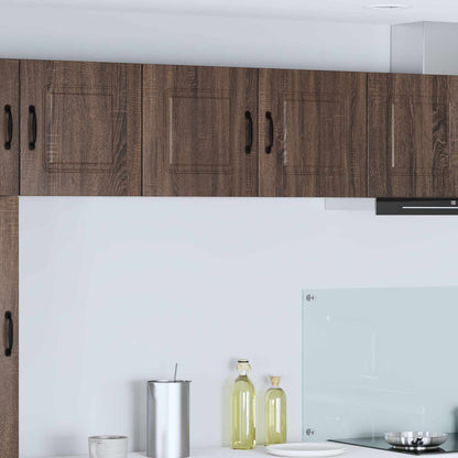 vidaXL Dishwasher Panel Kalmar Brown Oak 80 x 31 x 40 cm