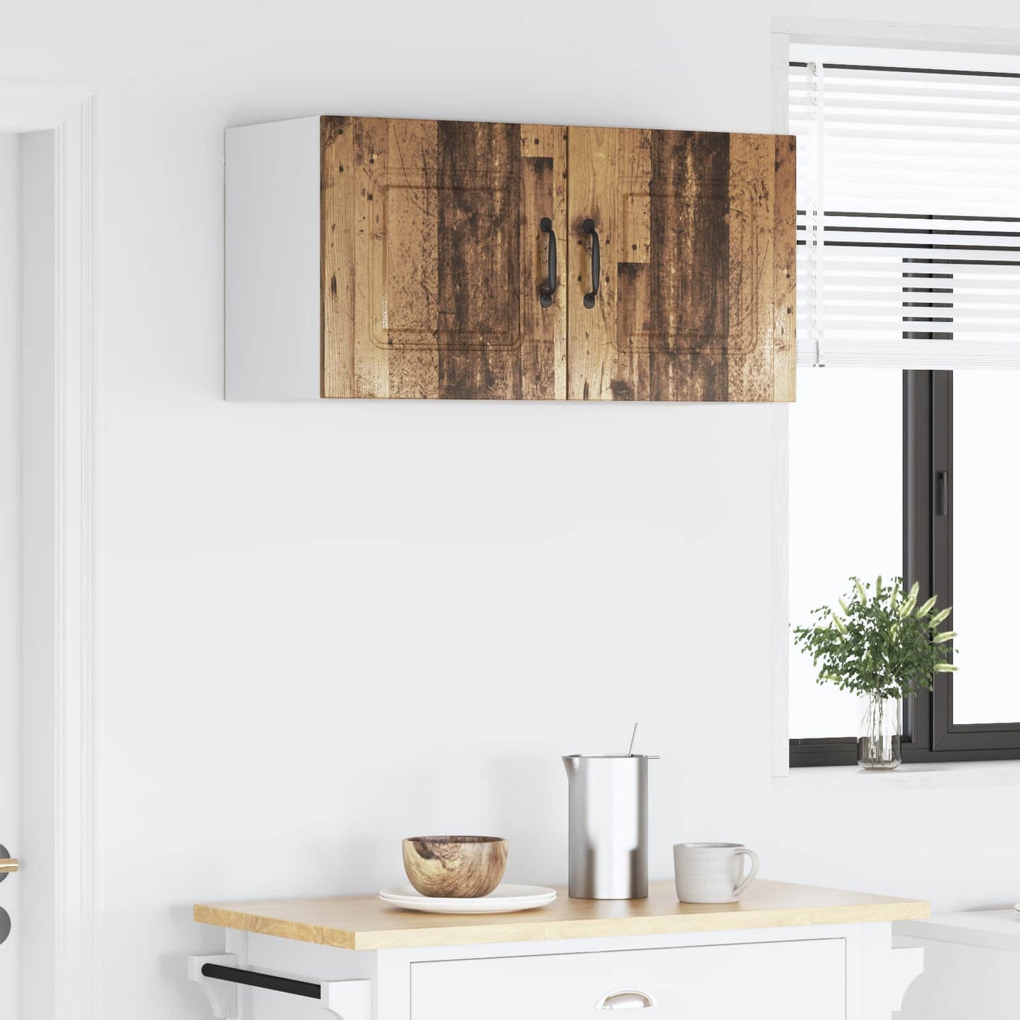 vidaXL Dishwasher Panel Kalmar Old Wood 80 x 31 x 40 cm