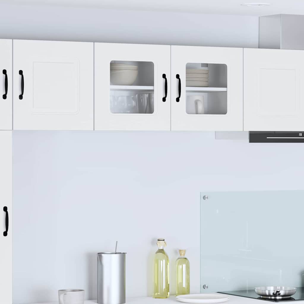 vidaXL Dishwasher Panel Kalmar White 80 x 31 x 40 cm Engineered Wood