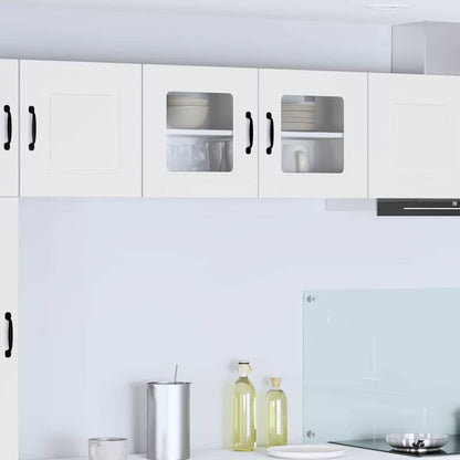 vidaXL Dishwasher Panel Kalmar White 80 x 31 x 40 cm Engineered Wood