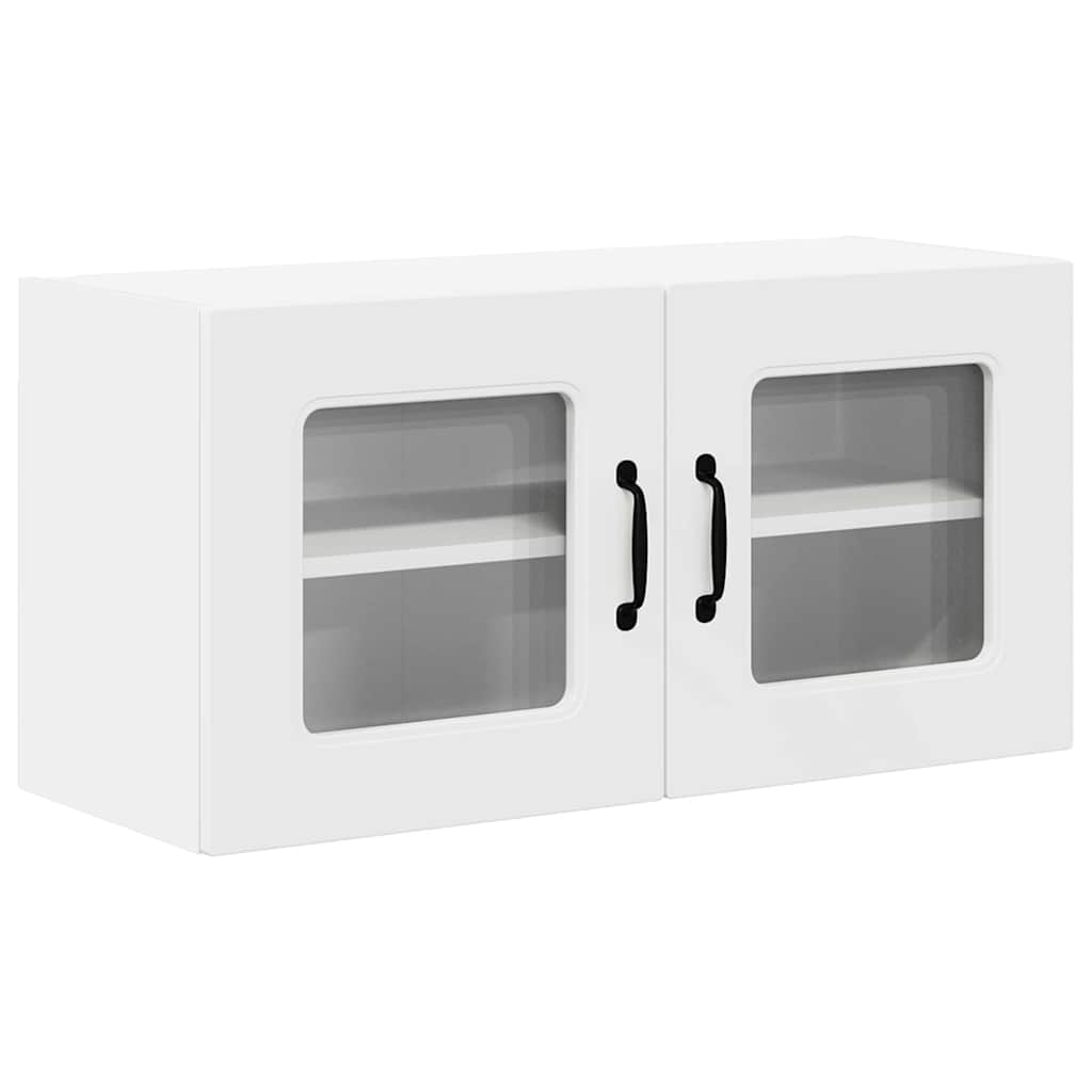 vidaXL Dishwasher Panel Kalmar White 80 x 31 x 40 cm Engineered Wood