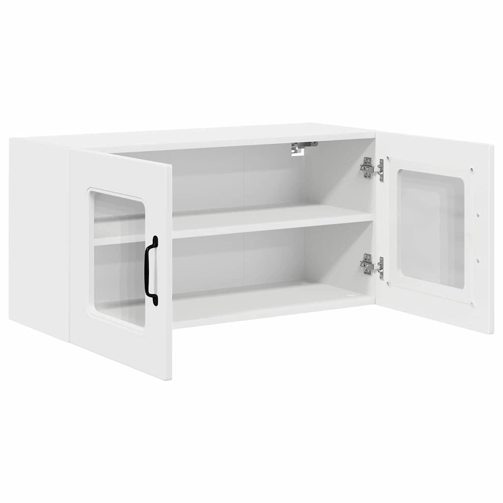 vidaXL Dishwasher Panel Kalmar White 80 x 31 x 40 cm Engineered Wood