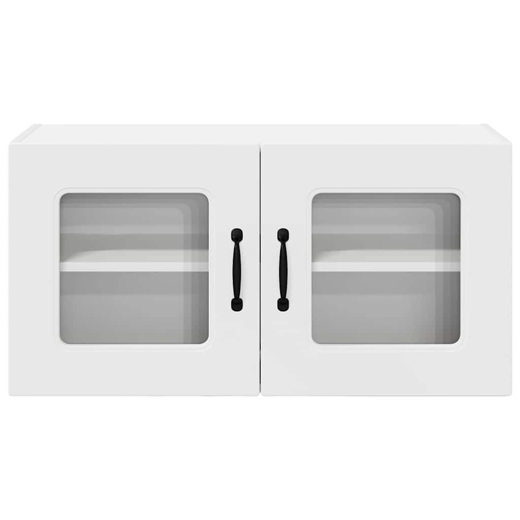 vidaXL Dishwasher Panel Kalmar White 80 x 31 x 40 cm Engineered Wood