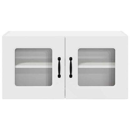 vidaXL Dishwasher Panel Kalmar White 80 x 31 x 40 cm Engineered Wood