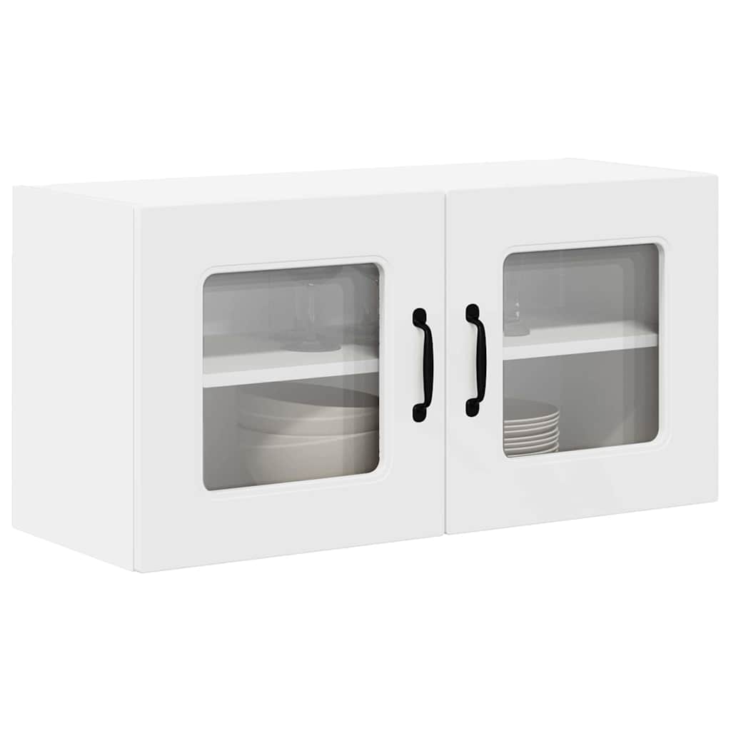 vidaXL Dishwasher Panel Kalmar White 80 x 31 x 40 cm Engineered Wood
