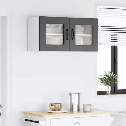 vidaXL Dishwasher Panel Kalmar Black 80 x 31 x 40 cm Engineered Wood