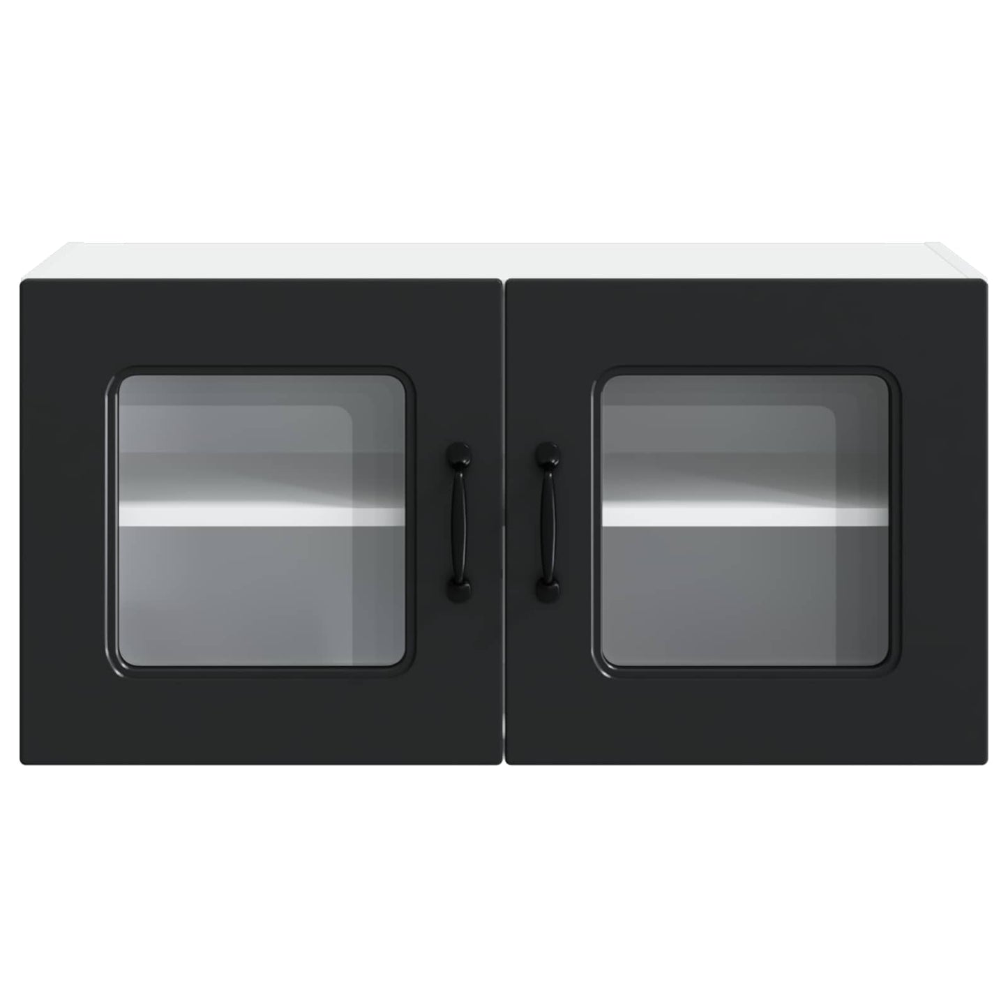 vidaXL Dishwasher Panel Kalmar Black 80 x 31 x 40 cm Engineered Wood