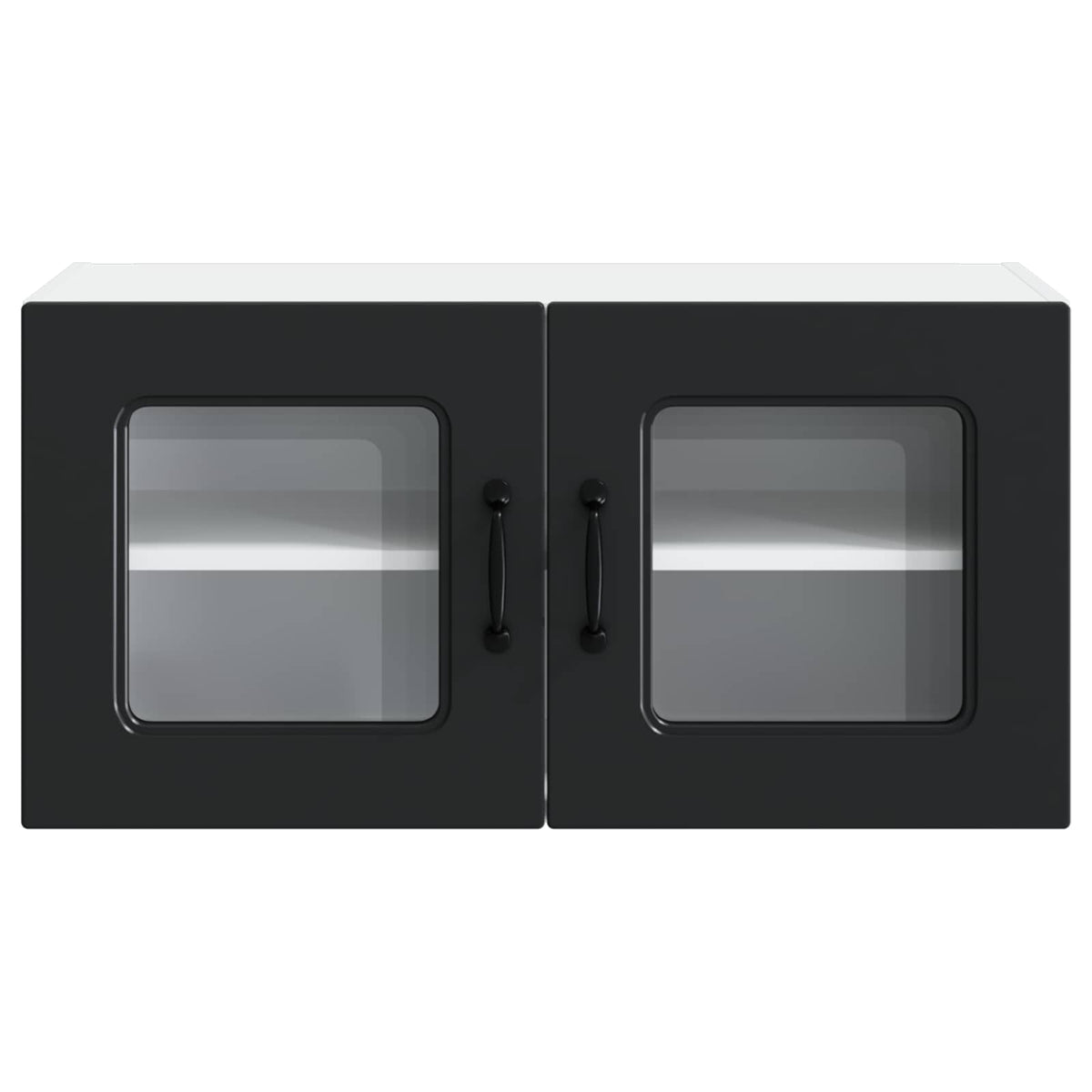 vidaXL Dishwasher Panel Kalmar Black 80 x 31 x 40 cm Engineered Wood