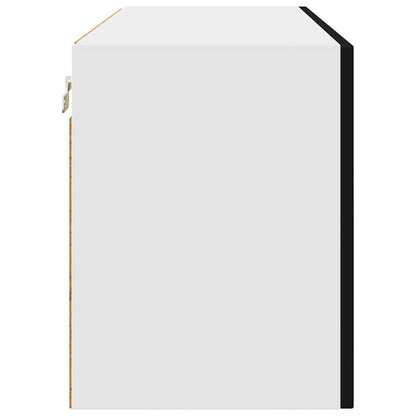 vidaXL Dishwasher Panel Kalmar Black 80 x 31 x 40 cm Engineered Wood