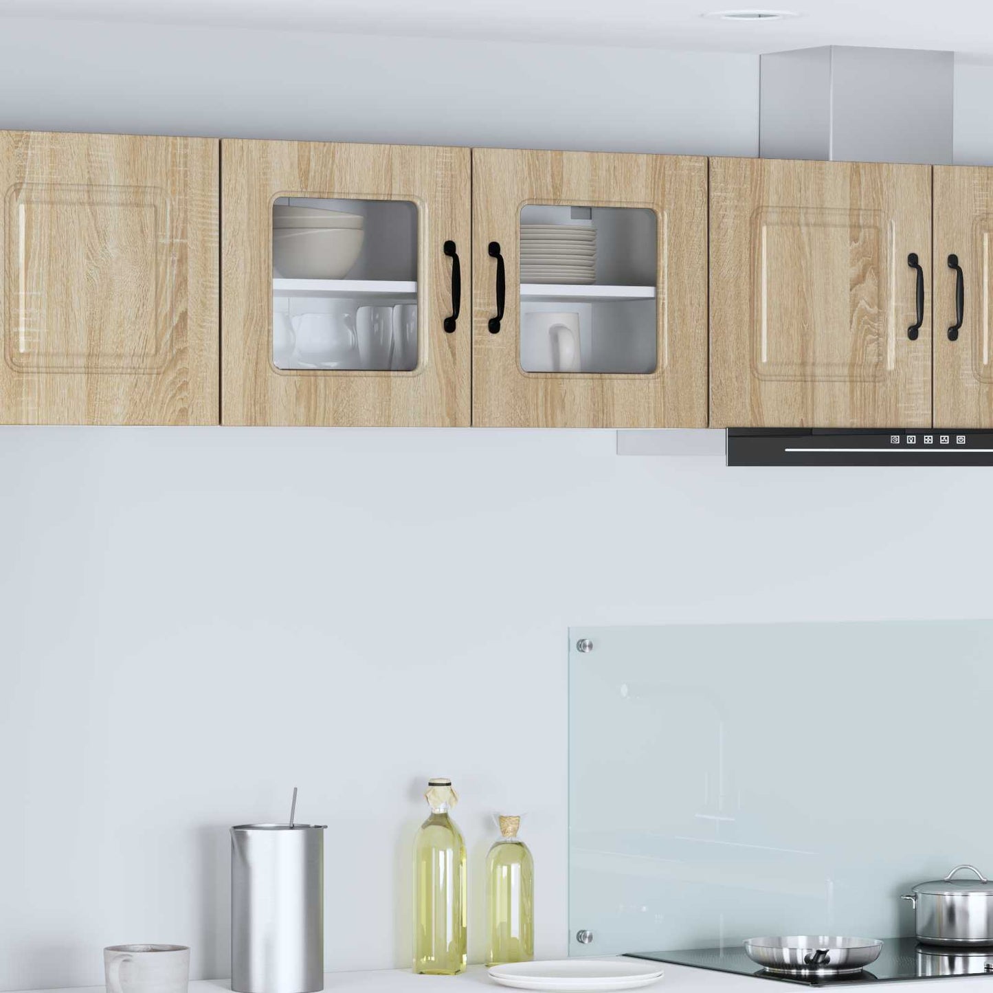 vidaXL Dishwasher Panel Kalmar Sonoma Oak 80 x 31 x 40 cm