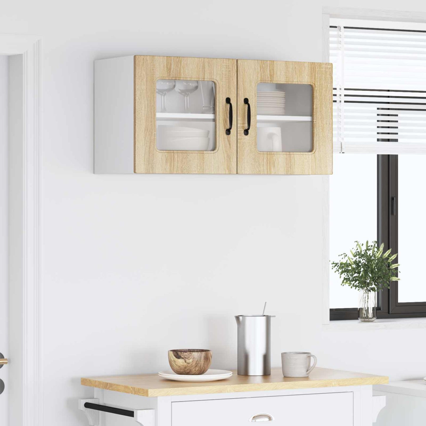 vidaXL Dishwasher Panel Kalmar Sonoma Oak 80 x 31 x 40 cm