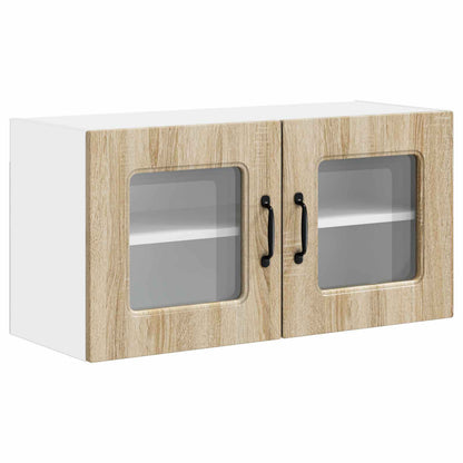 vidaXL Dishwasher Panel Kalmar Sonoma Oak 80 x 31 x 40 cm