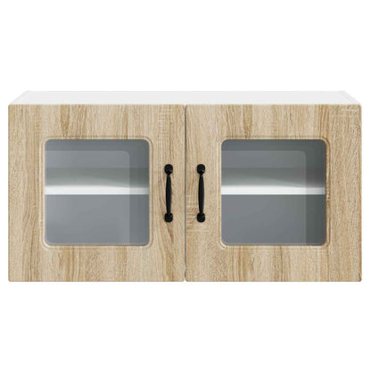 vidaXL Dishwasher Panel Kalmar Sonoma Oak 80 x 31 x 40 cm